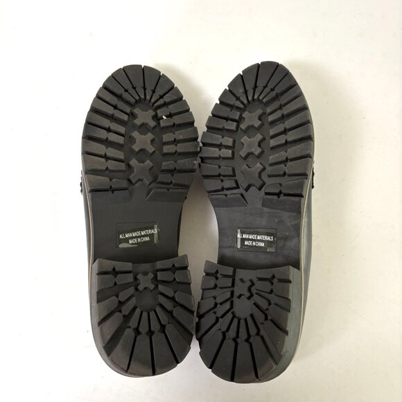 Dolce Vita DV Catalina Penny Loafer Size 9 Black Chunky Heel Slip On Shoes - Picture 9 of 10